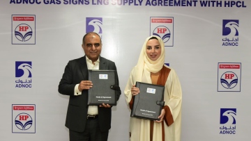 Photo: ADNOC Gas signs 10-year LNG supply agreement with Hindustan Petroleum Corporation